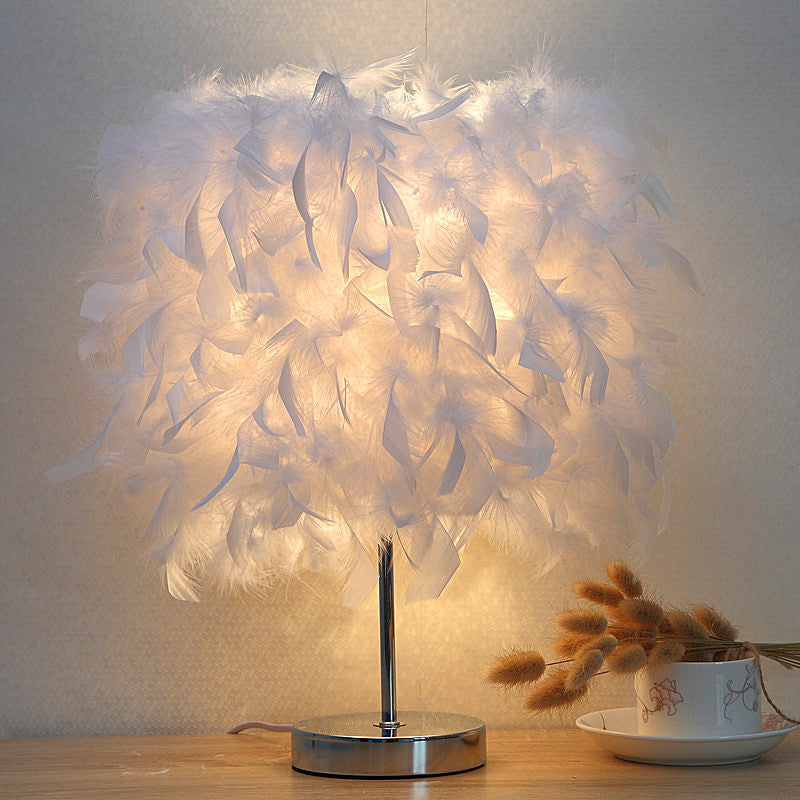 Feather Table Lamp