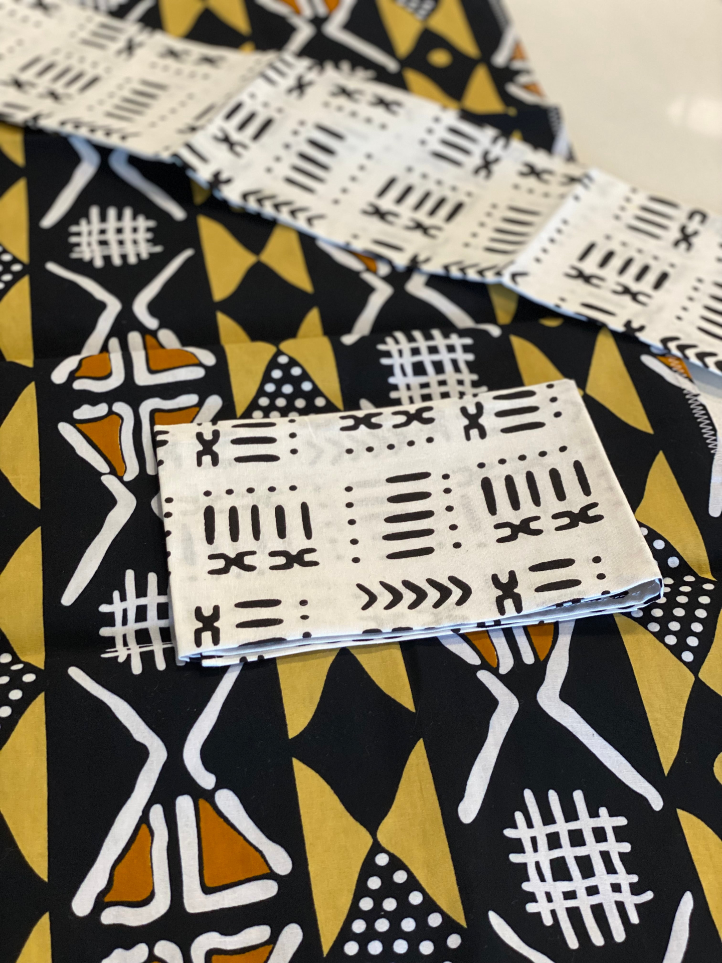 Zimbabwe Wax Print Handmade Table Runner