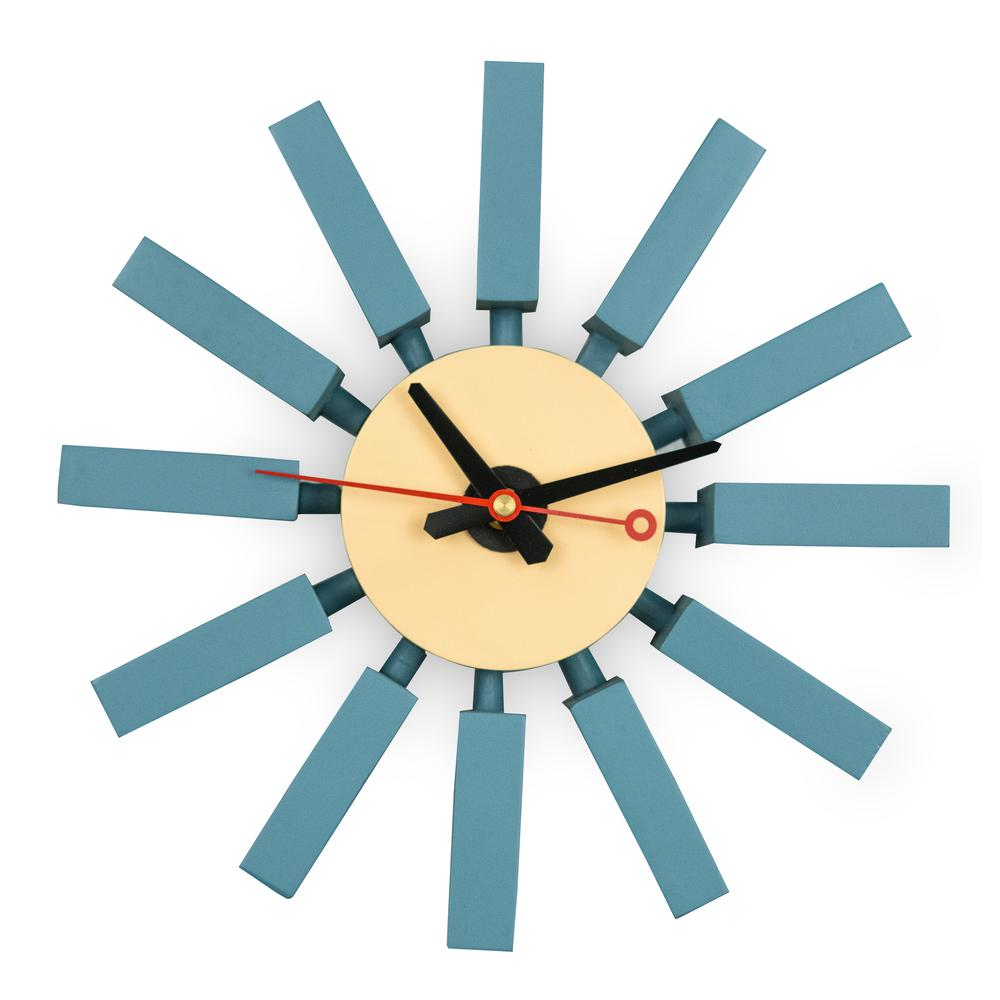 Vdara Modern Design Block Silent Non-Ticking Wall Clock