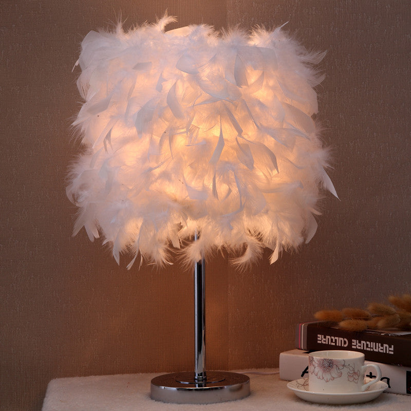 Feather Table Lamp