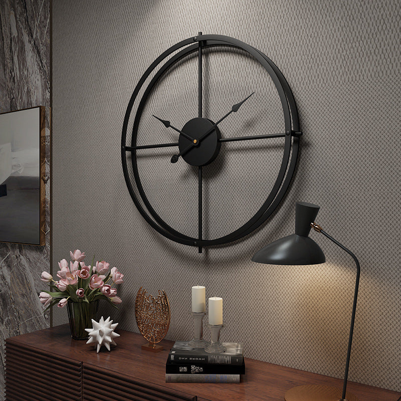 Wrought Iron Wall Clock