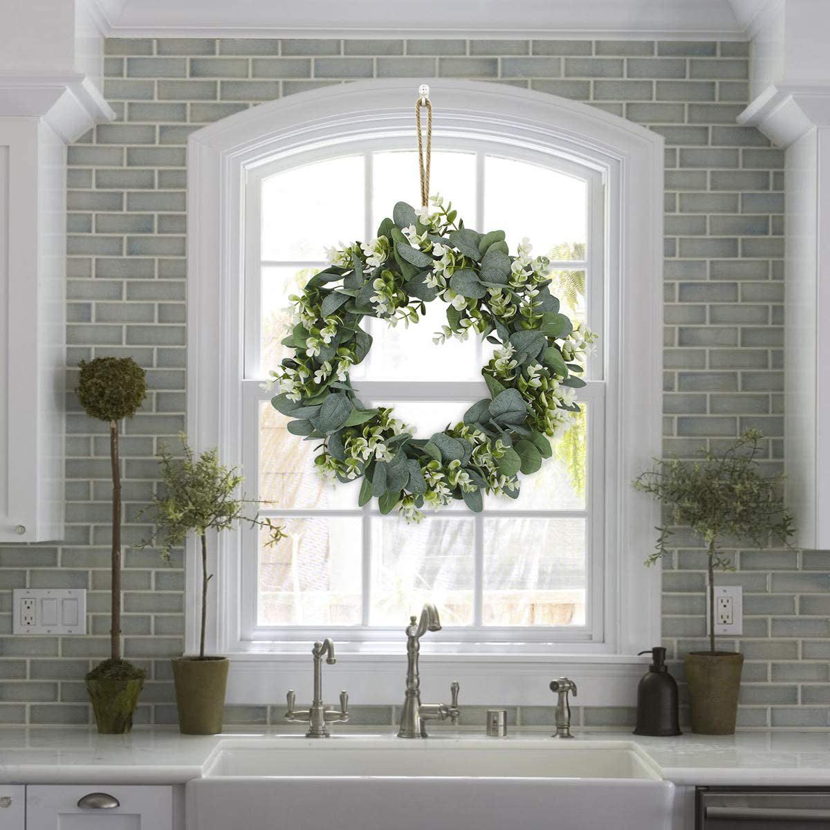 Eucalyptus Wreath Lysimachia Ring