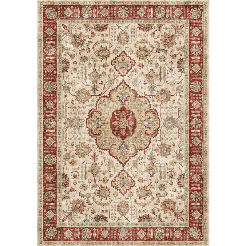 Short Pile Thin Area Rug