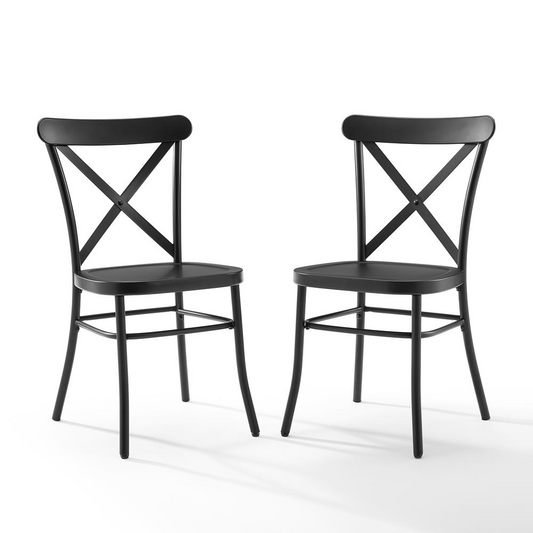 Camille Metal Chair Set  - 2 Chairs