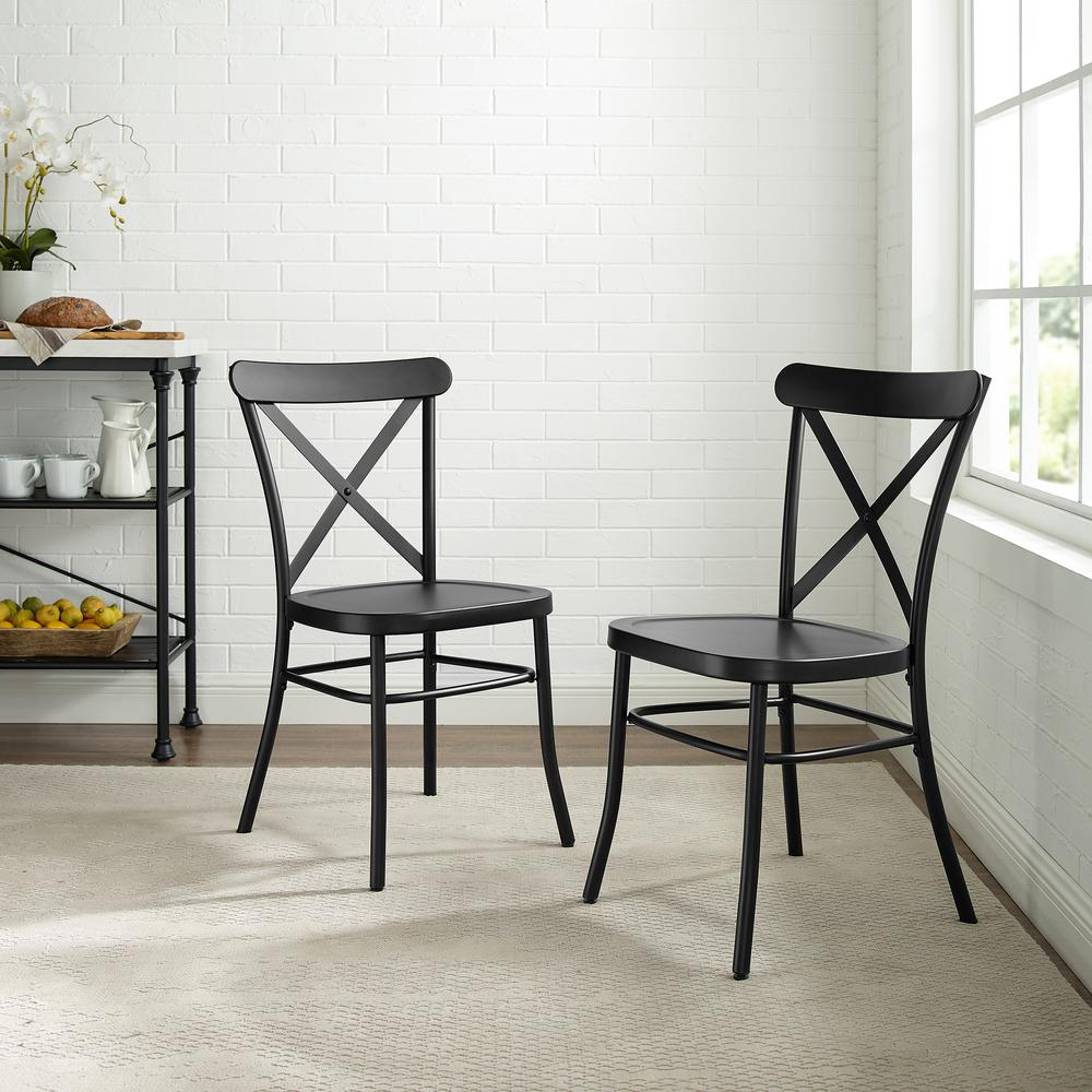 Camille Metal Chair Set  - 2 Chairs