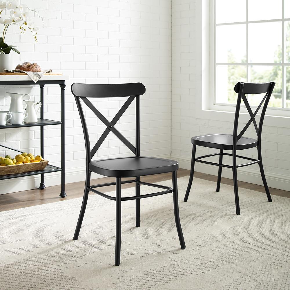 Camille Metal Chair Set  - 2 Chairs