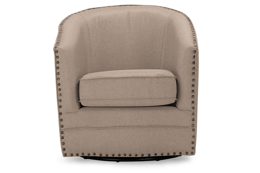 Contemporary Classic Retro Porter Swivel Tub Chair