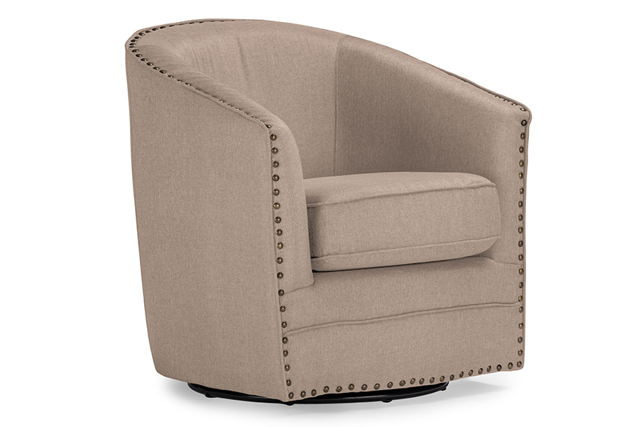 Contemporary Classic Retro Porter Swivel Tub Chair