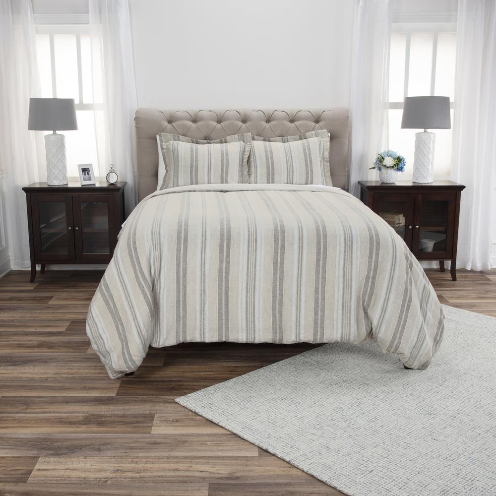 Rizzy Linen Duvet Cover (98" x 98")