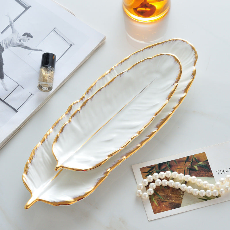 Ceramic Feather Tray