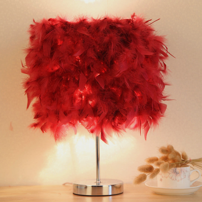 Feather Table Lamp