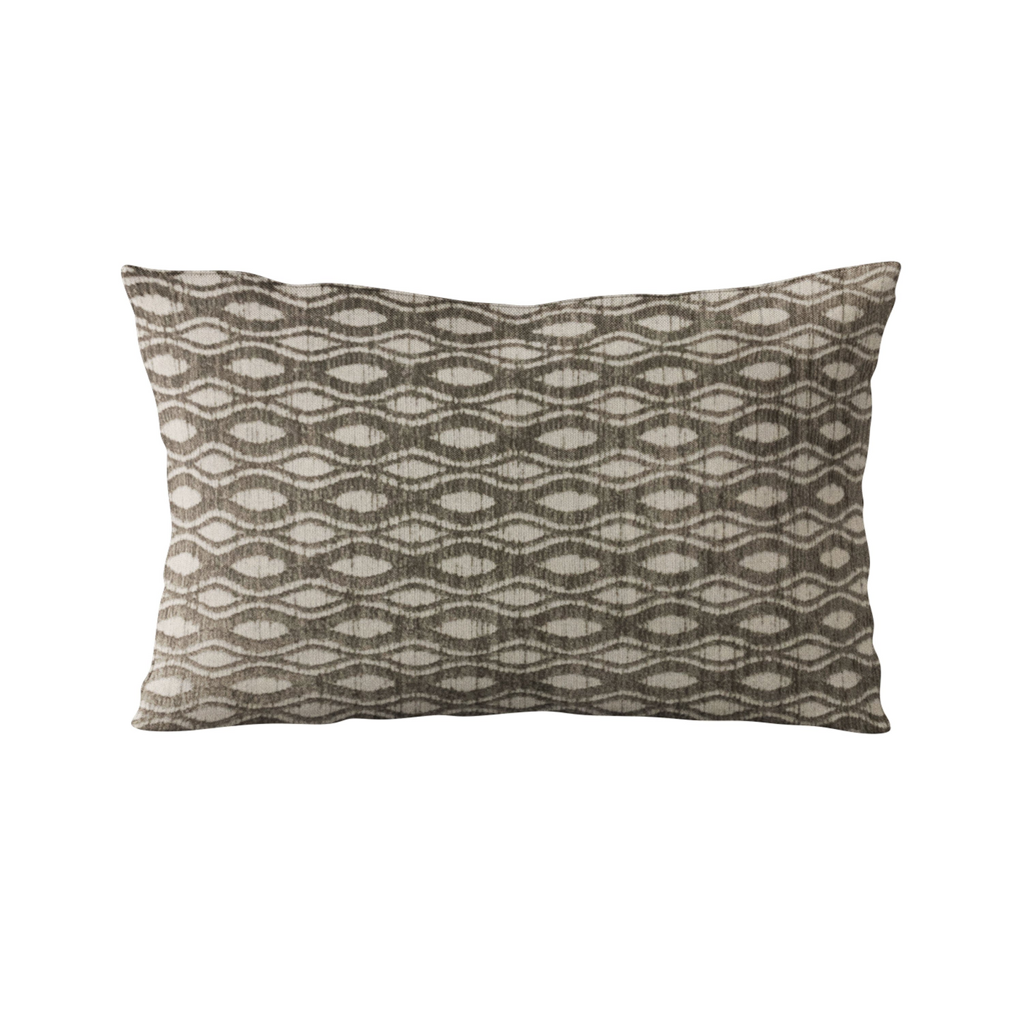 Brown Bites Dot Throw Pillow