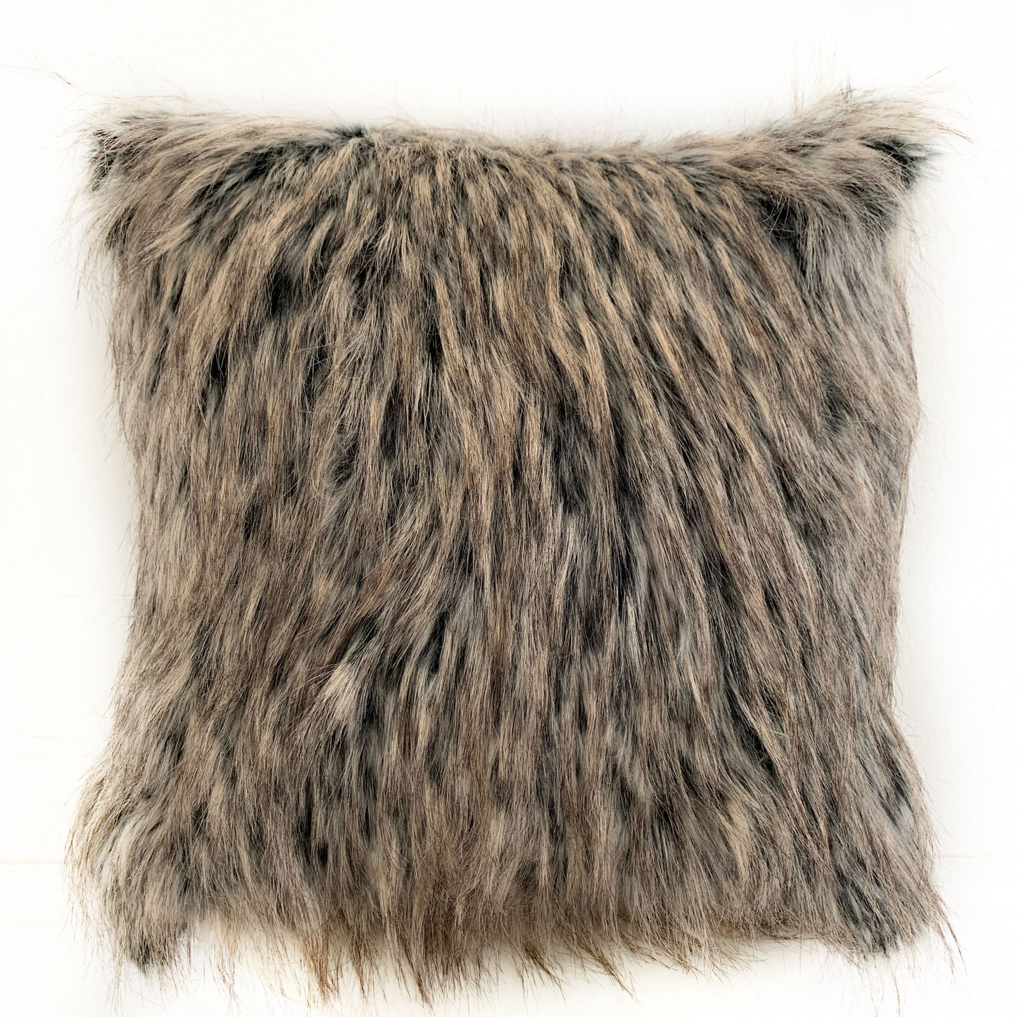 Foxy Faux Fur Throw Pillow