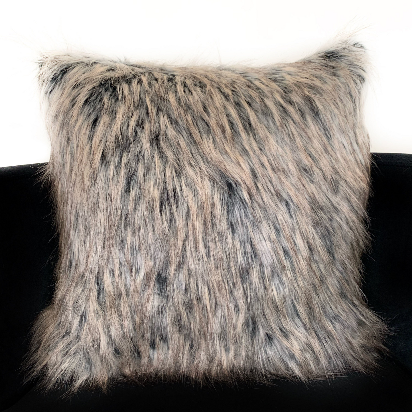 Foxy Faux Fur Throw Pillow