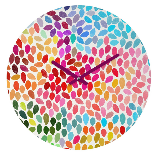 Paint Strokes Wall Clock