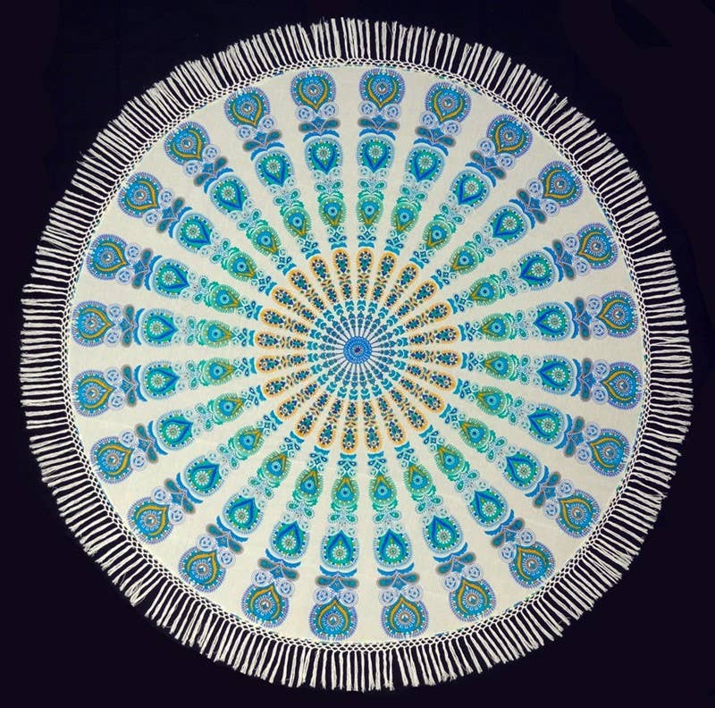 Boho Mandala Tapestry Table Cloth