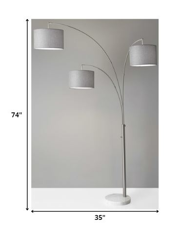 Three Light Floor Lamp