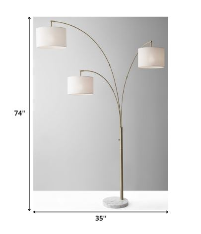 Three Light Floor Lamp