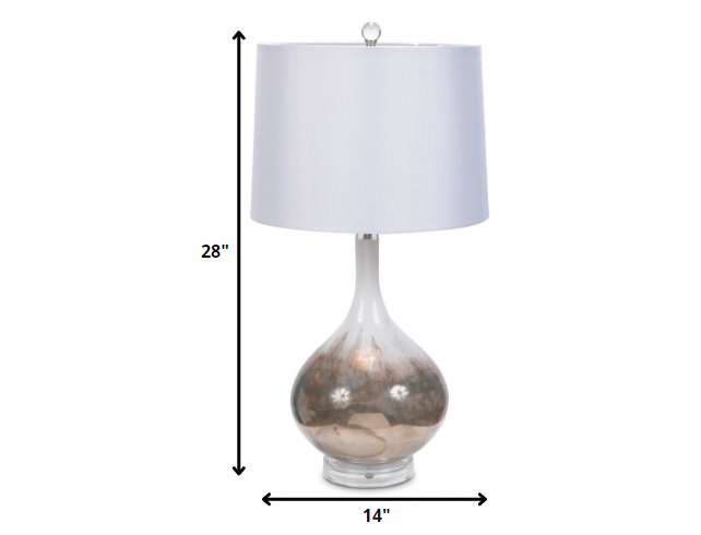 Art Glass Table Lamps (Set of 2)