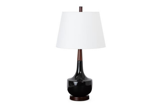 Ceramic Genie Table Lamp w/White Shade