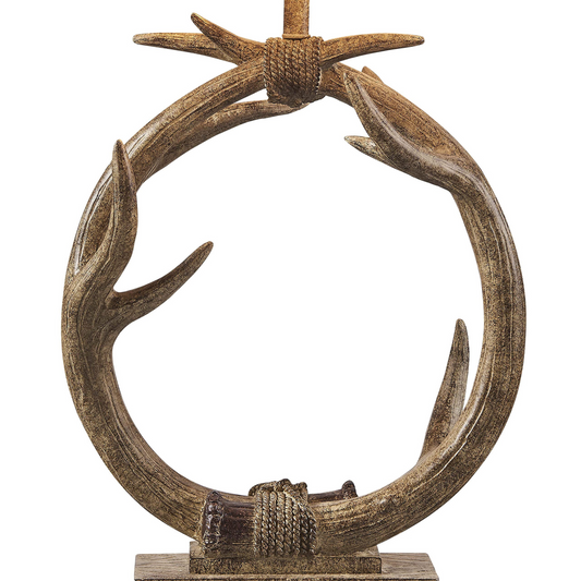 Faux Antlers Table Lamp