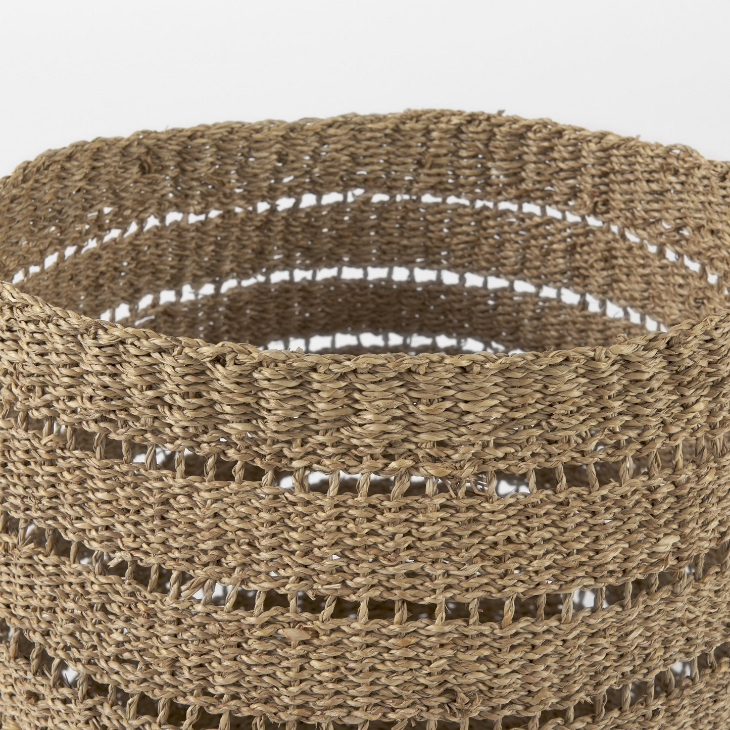 Woven Wicker Storage Baskets -Set of 2