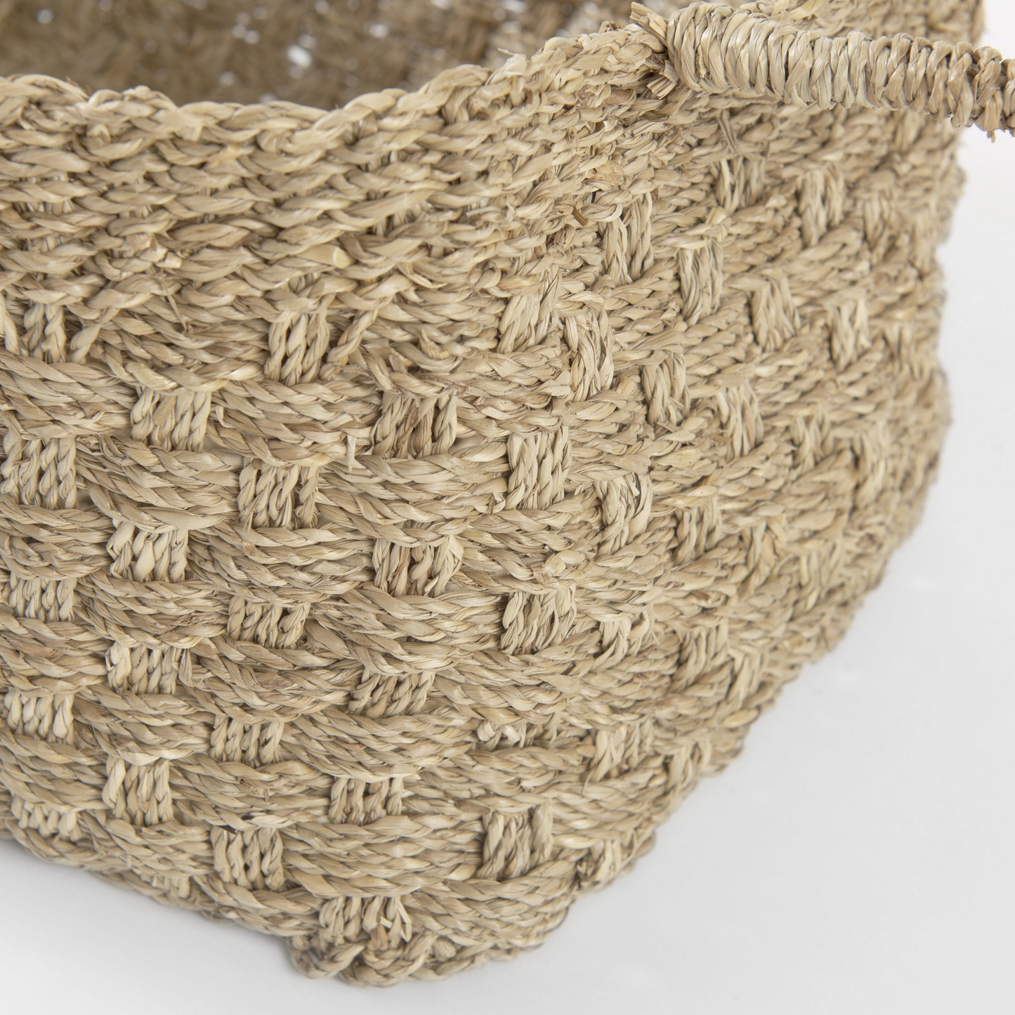 Weaved Wicker Storage Baskets (Set of 3)