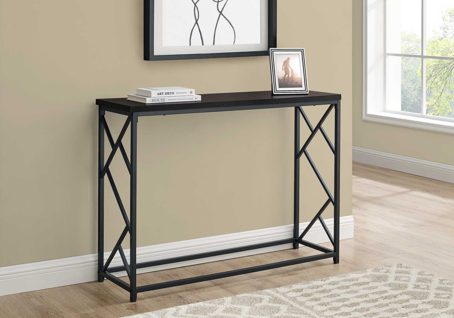 Espresso Console Table