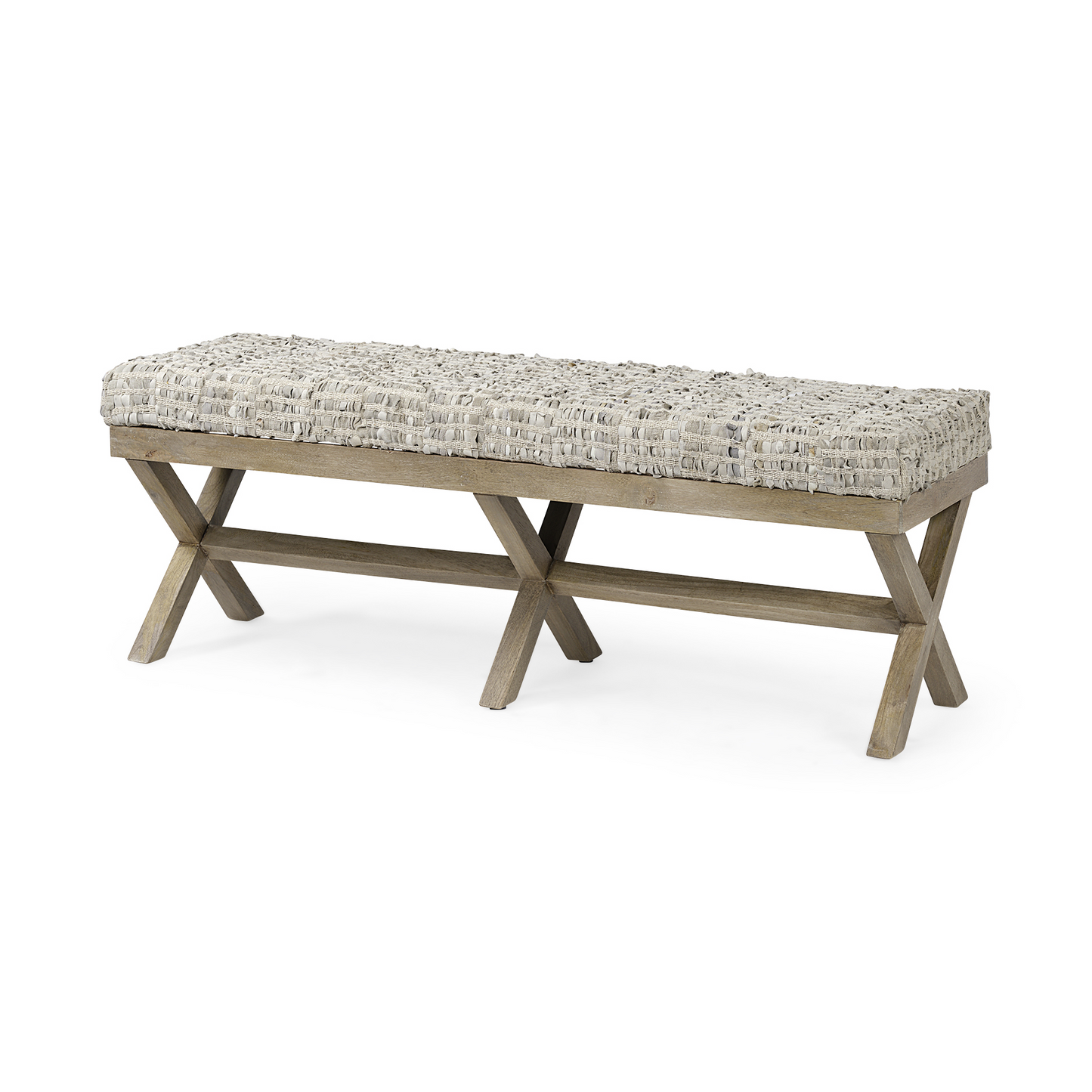 Rectangular Cushion Accent Bench