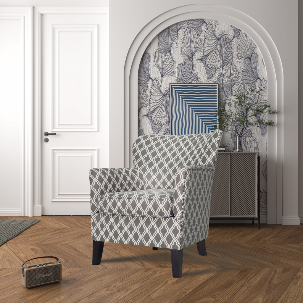 Trellis Design Armchair