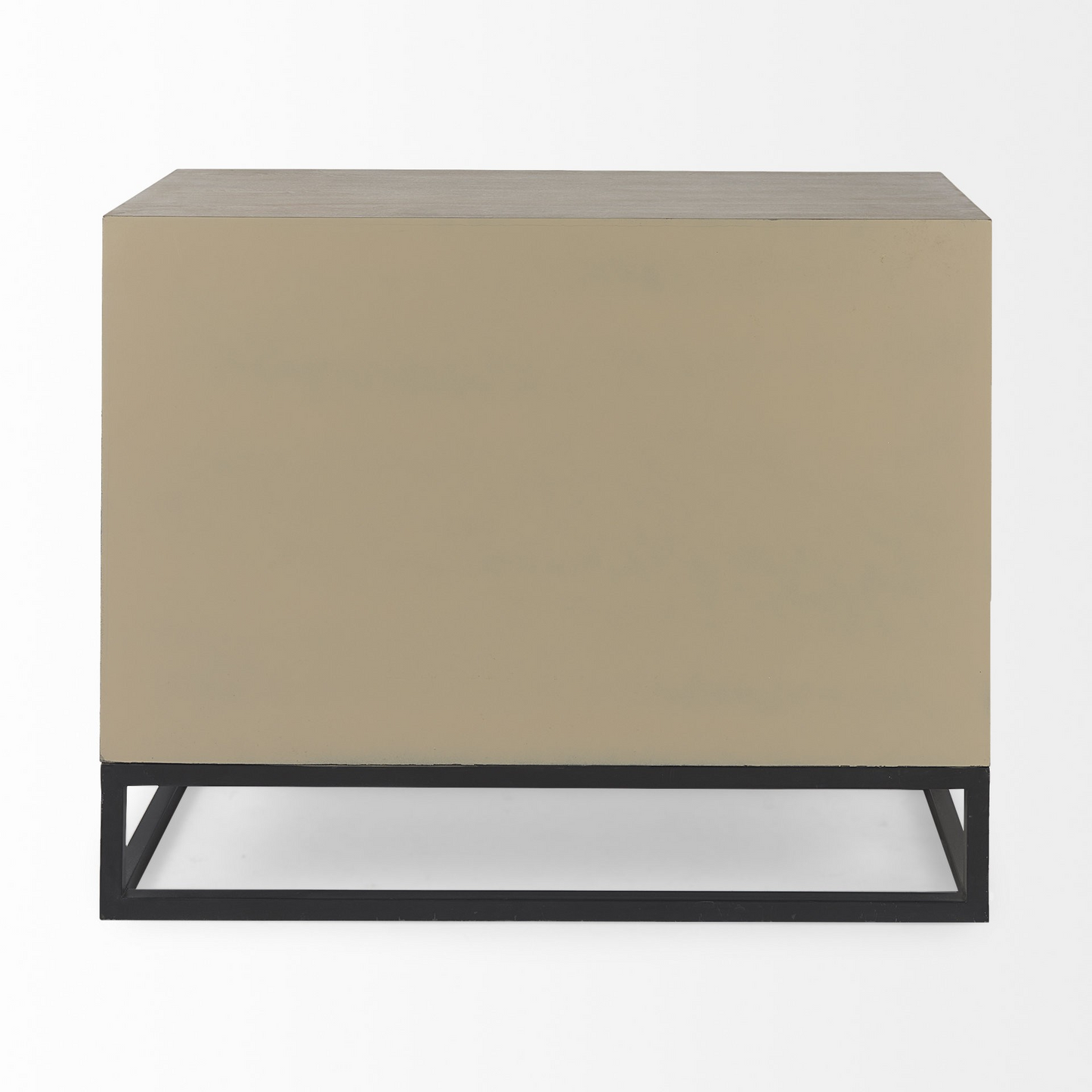 Contemporary Light Wash Diamond Accent Cabinet