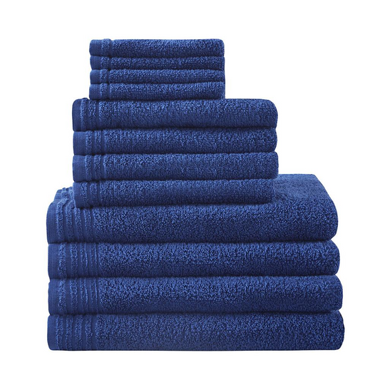 100% Cotton Quick Dry Bath Towel Set -12pcs