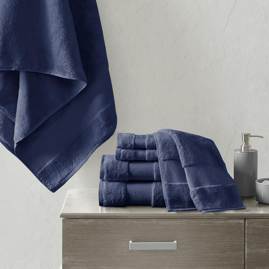 Cotton 6 Piece Bath Towel Set