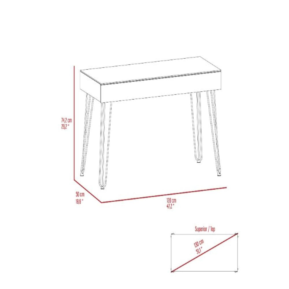 Rolo 120 Drawer Desk