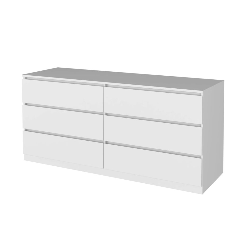 Tronx 6 Drawer Double Dresser