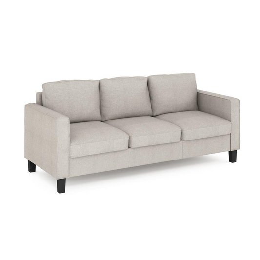 Furinno Bayonne Modern Upholstered 3-Seater Sofa