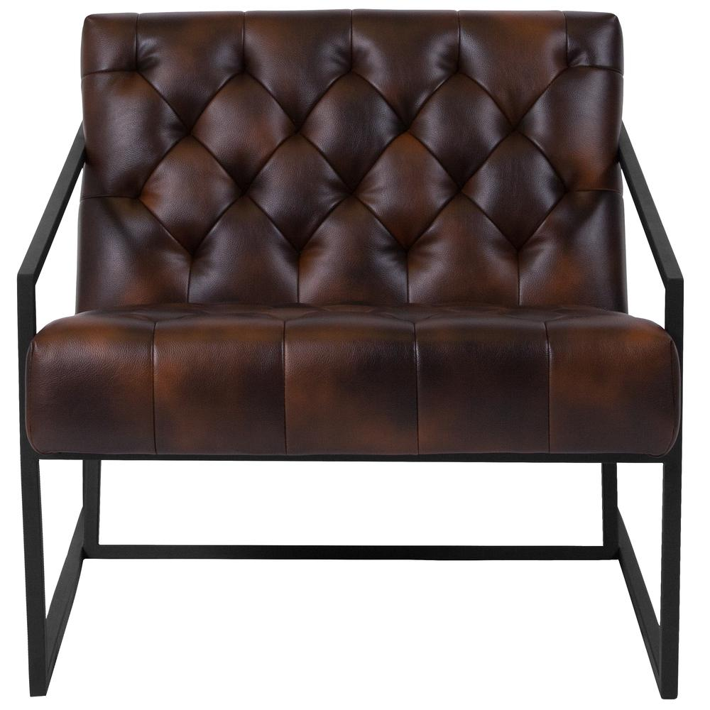 Madison Bomber Jacket LeatherSoft Tufted Lounge Chair