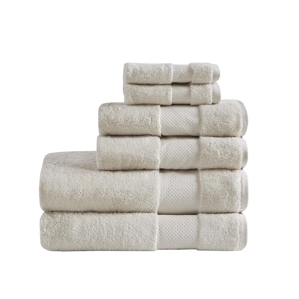 Cotton 6 Piece Bath Towel Set