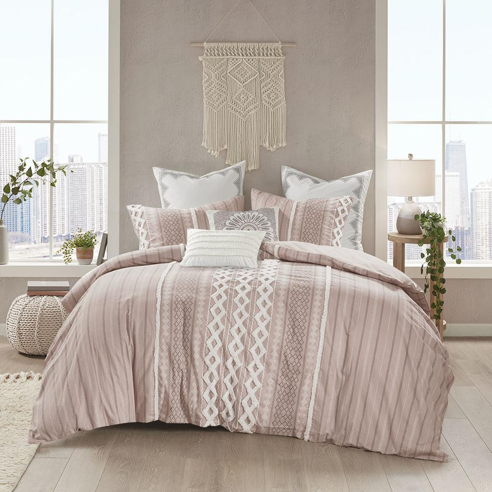 Cotton Duvet Cover Set Blush 418