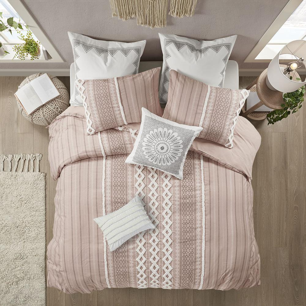 Cotton Duvet Cover Set Blush 418