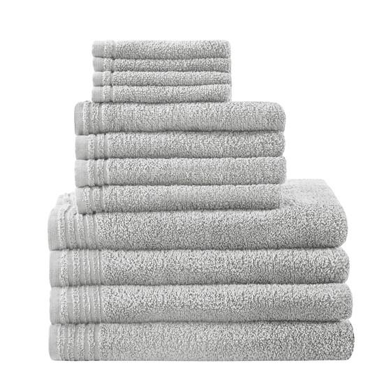 100% Cotton Quick Dry Bath Towel Set -12 pcs.