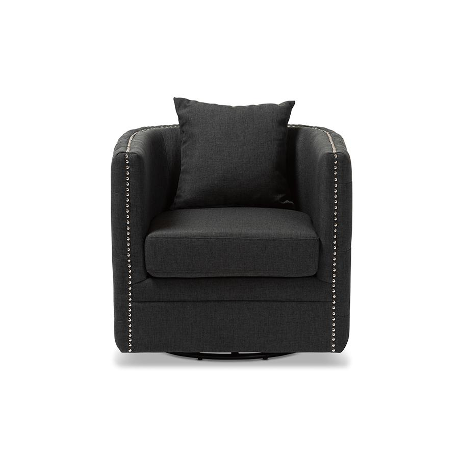 Micah Modern/Contemporary Tufted Swivel Chair