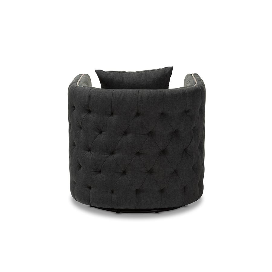 Micah Modern/Contemporary Tufted Swivel Chair