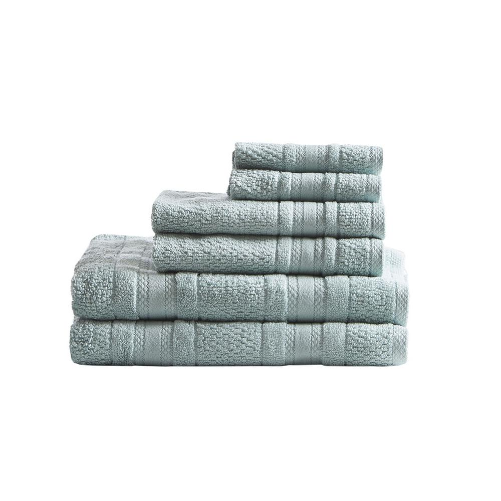 Super Soft Cotton Quick Dry Bath Towel 6 Piece Set