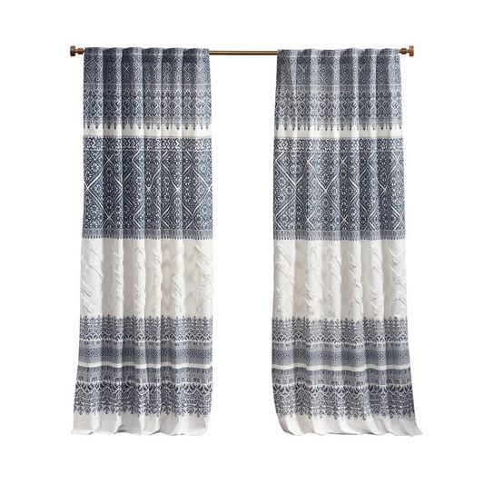 100% Cotton Mila Window Curtain Panel w/Lining (1 Panel)