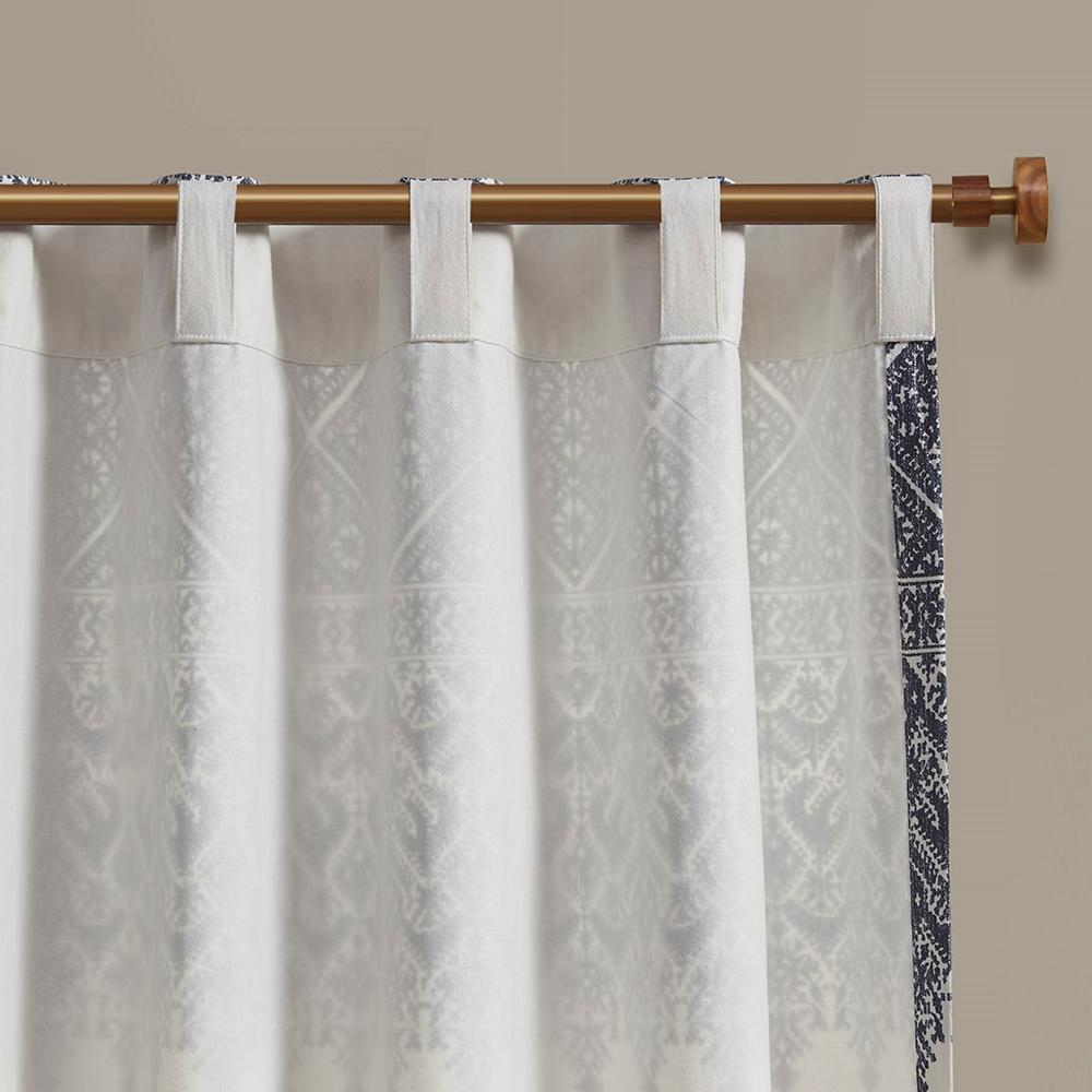 100% Cotton Mila Window Curtain Panel w/Lining (1 Panel)
