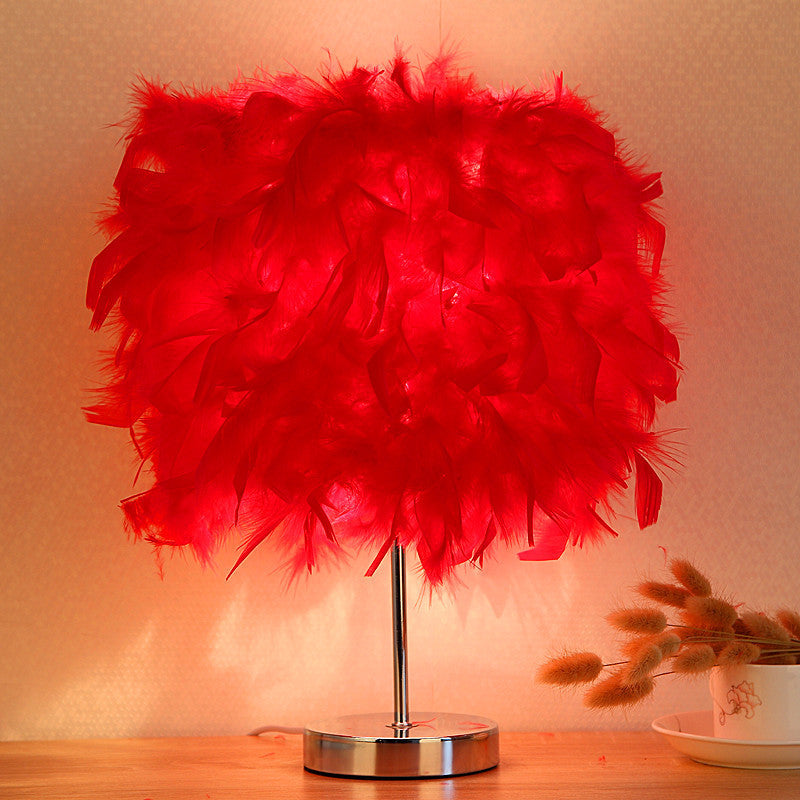 Feather Table Lamp