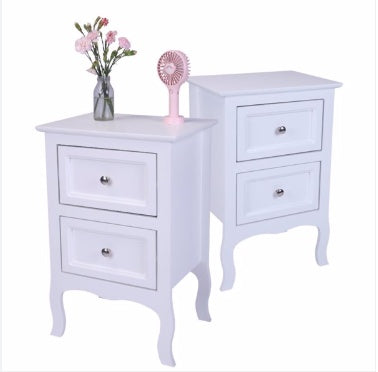 Countryside Style Two-story Bedside Table