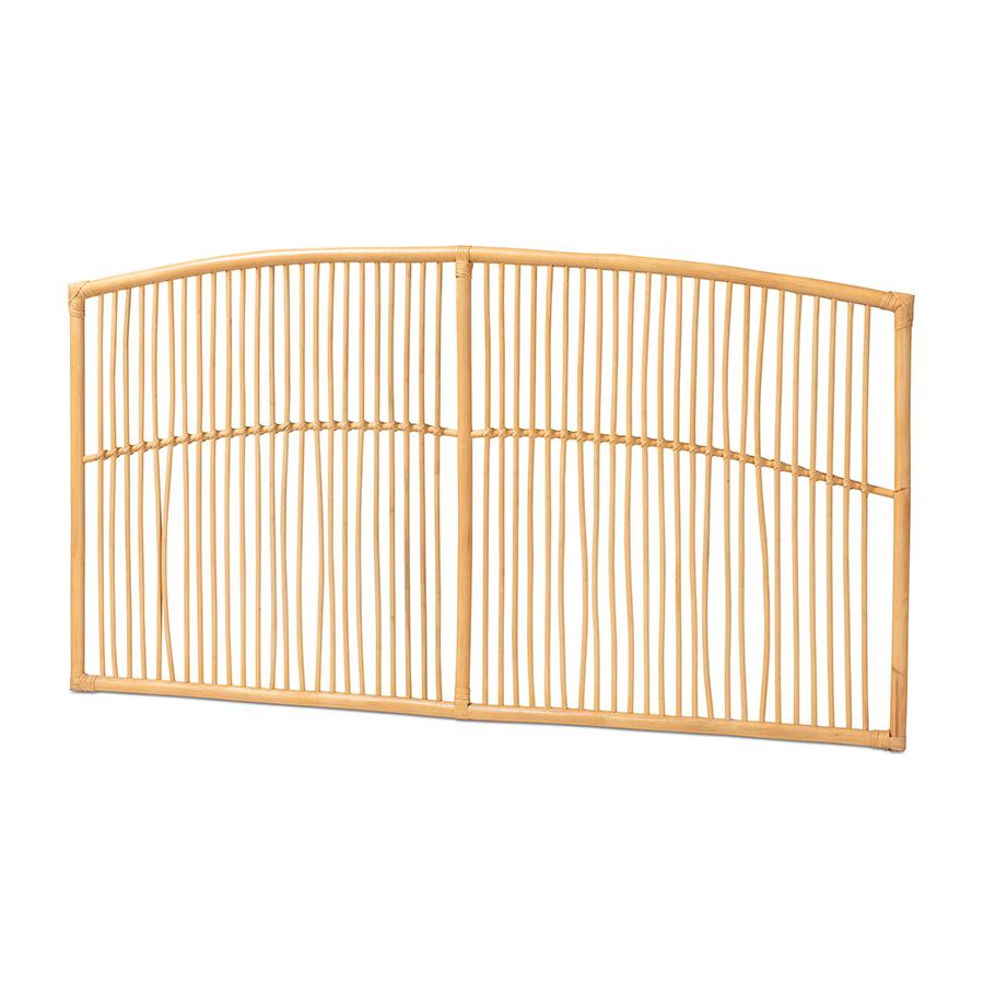 Malvina Bohemian Rattan Wall-mount Headboard (Queen Size)