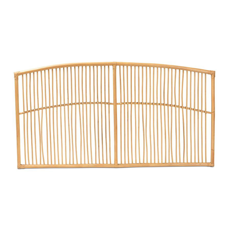 Malvina Bohemian Rattan Wall-mount Headboard (Queen Size)